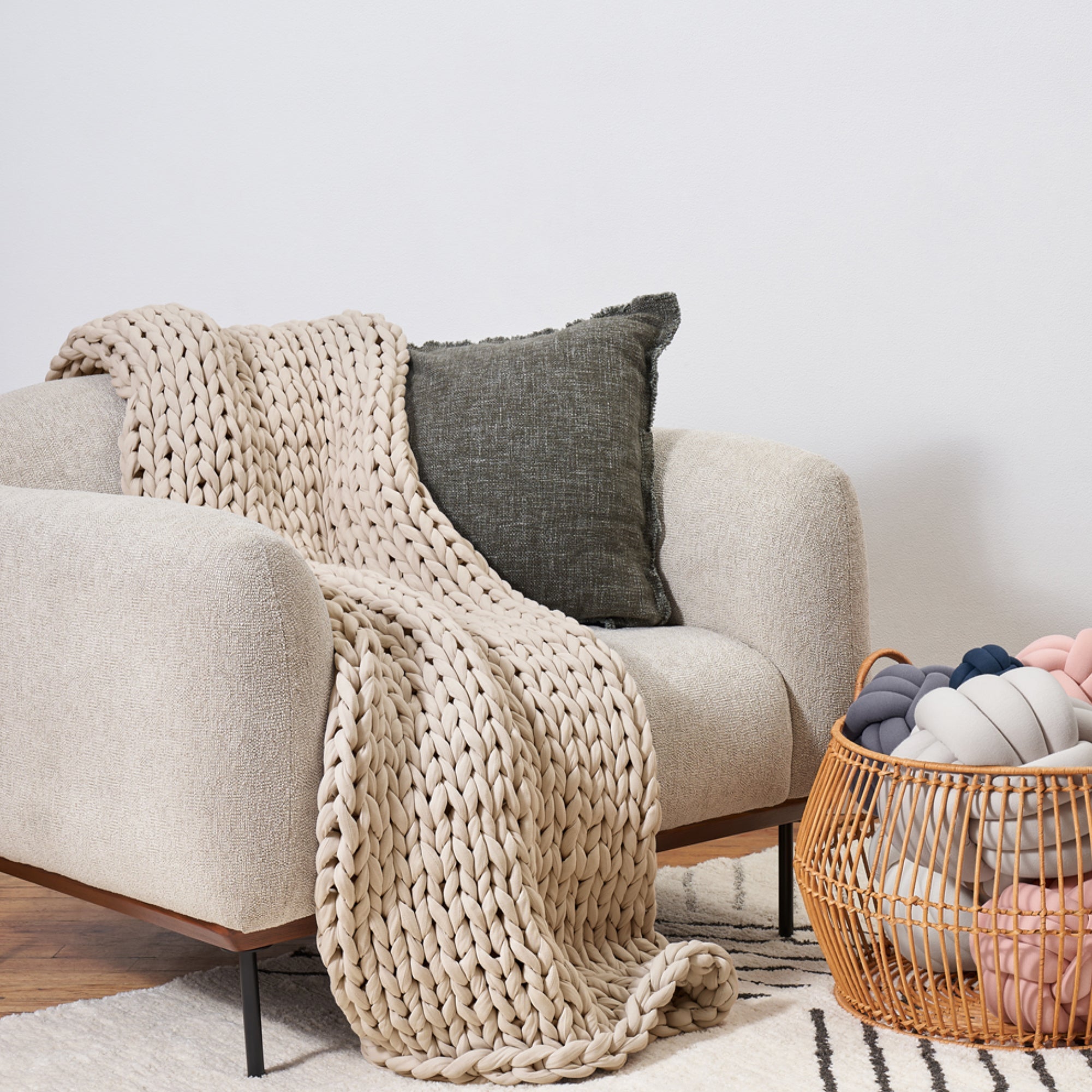 How To Drape A Blanket Over A Couch