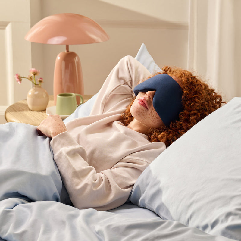 Melting away tension with bearaby sleep mask
