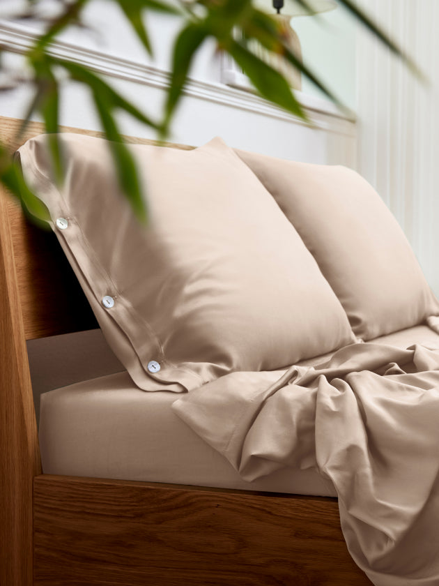 Second Skin Fitted Sheet — Morning Pearl