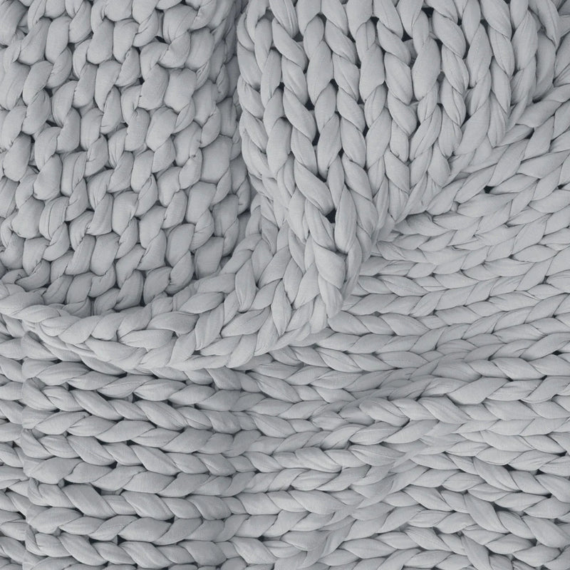 Bearaby cooling weighted blanket - Pebble Grey